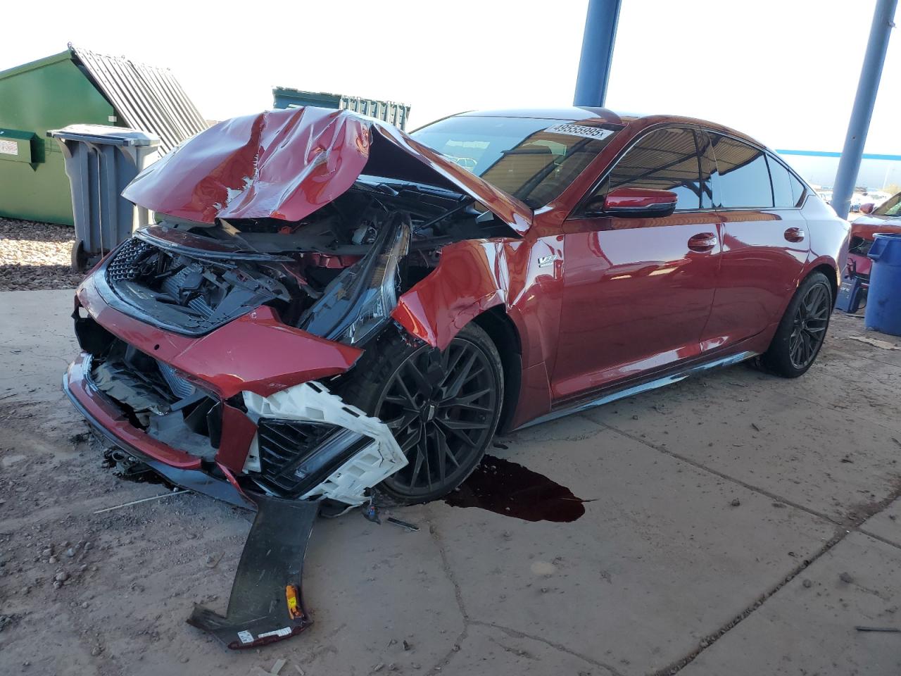 2024 Cadillac CT5-V VIN 1G6D35R62R0810954 - Copart auction photo