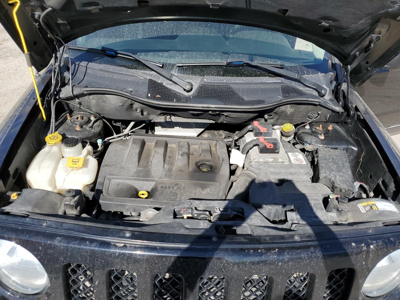 2017 Jeep Liberty (Patriot) VIN 1C4NJRFB0HD158973 Copart auction photo, burn - engine / undercarriage damage thumbnail 13