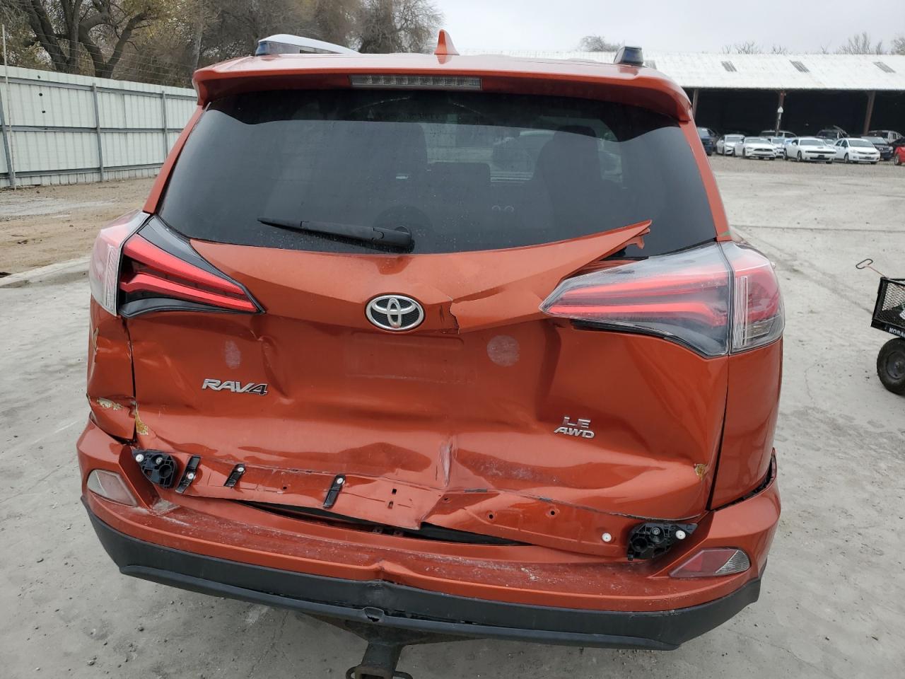 2016 Toyota RAV 4 VIN JTMBFREV4GJ088684 Copart auction photo, rear end / minor dent/scratches damage thumbnail 6