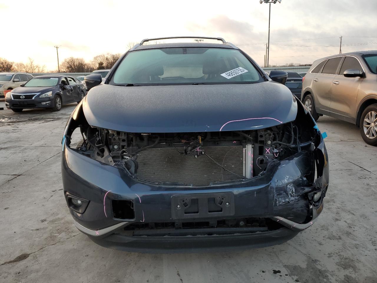 2017 Nissan Murano VIN 5N1AZ2MG5HN183211 Copart auction photo, front end / hail damage thumbnail 5
