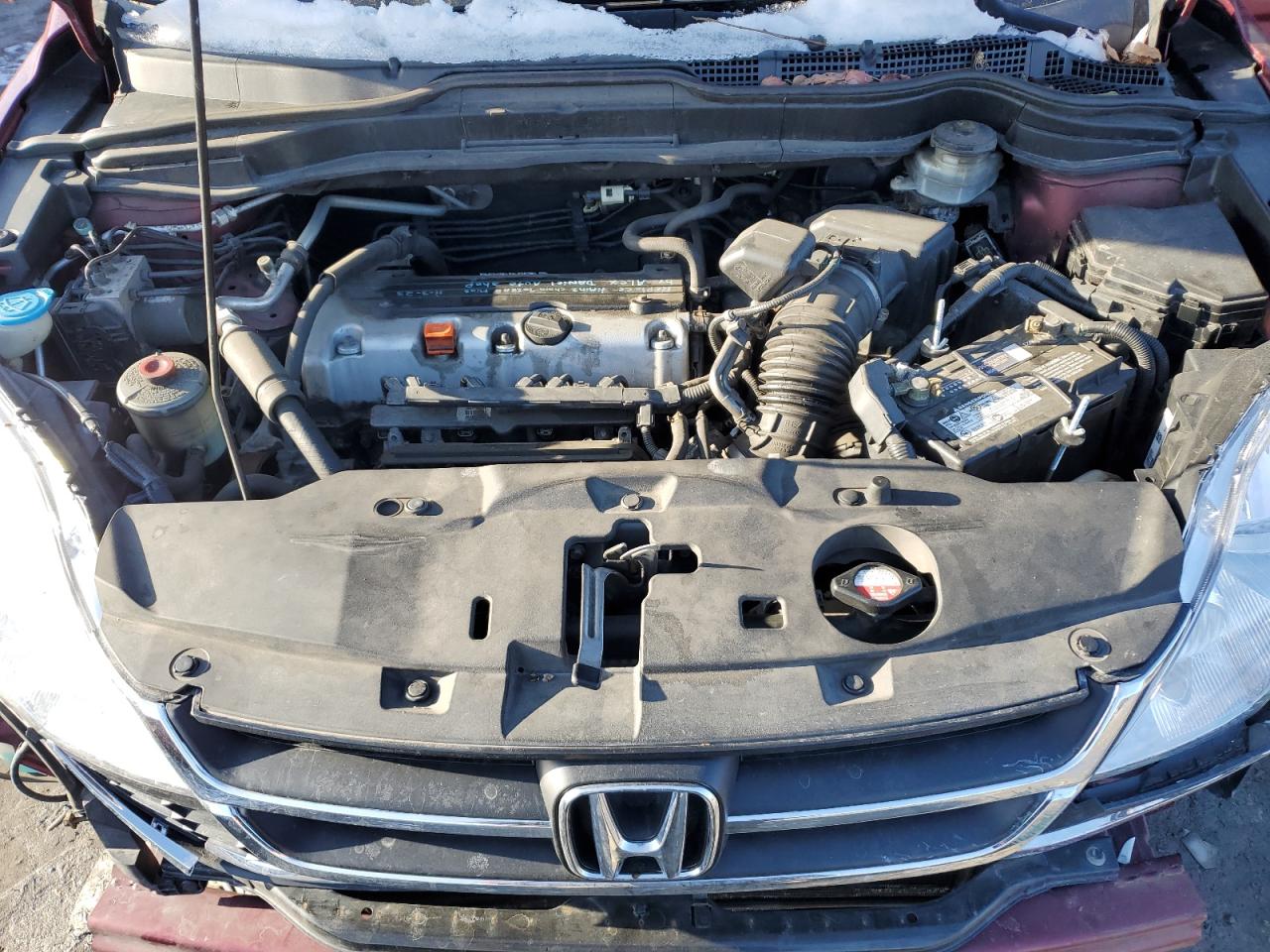 2010 Honda CR-V VIN 5J6RE4H37AL076436 Copart auction photo, front end / side damage thumbnail 12