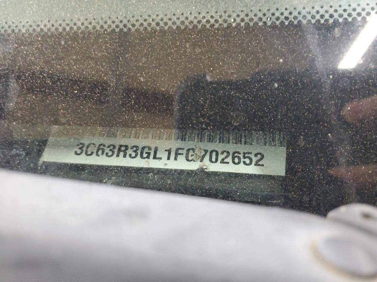 2015 RAM 3500 VIN 3C63R3GL1FG702652 Copart auction photo, front end / undercarriage damage thumbnail 14