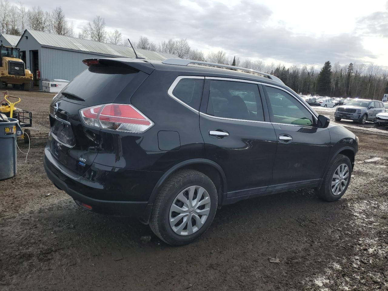 2014 Nissan Rogue VIN 5N1AT2MV8EC841725 Copart auction photo, front end / minor dent/scratches damage thumbnail 3