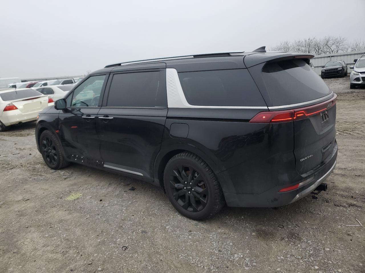 2024 KIA Carnival VIN KNDNE5H33R6302928 Copart auction photo, side / front end damage thumbnail 2