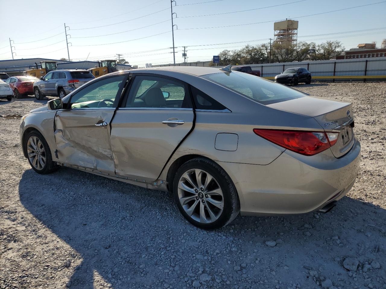 2011 Hyundai Sonata VIN 5NPEC4AB1BH263351 Copart auction photo, side / rear end damage thumbnail 2