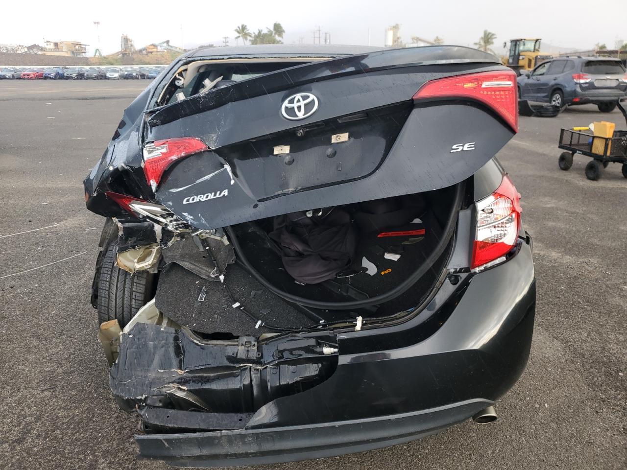 2017 Toyota Corolla VIN 5YFBURHE2HP646319 Copart auction photo, rear end damage thumbnail 6