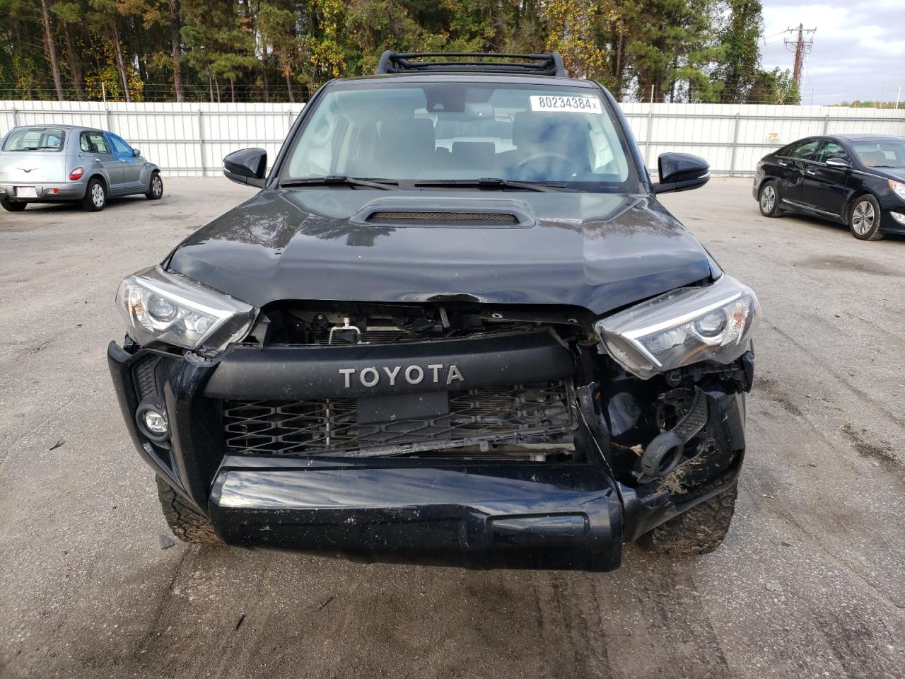 2021 Toyota 4Runner VIN JTERU5JR2M5924045 Copart auction photo, front end damage thumbnail 5