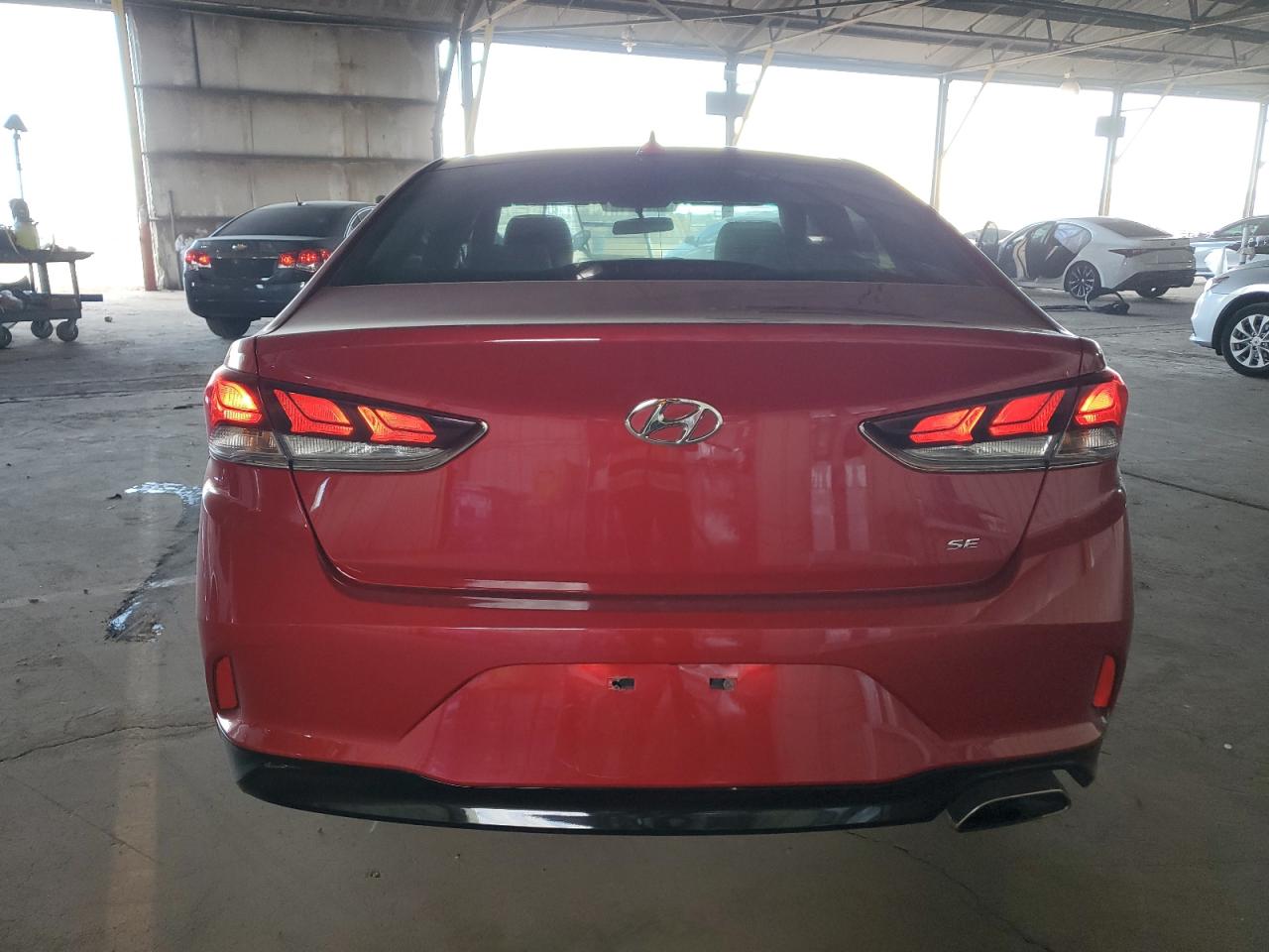2018 Hyundai Sonata VIN 5NPE24AF2JH690719 Copart auction photo, front end damage thumbnail 6