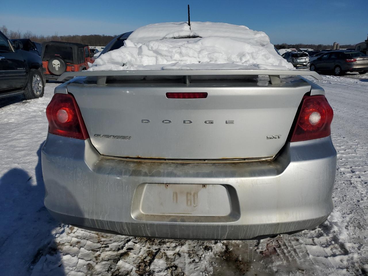 2012 Dodge Avenger VIN 1C3CDZCB0CN125921 Copart auction photo, front end damage thumbnail 6