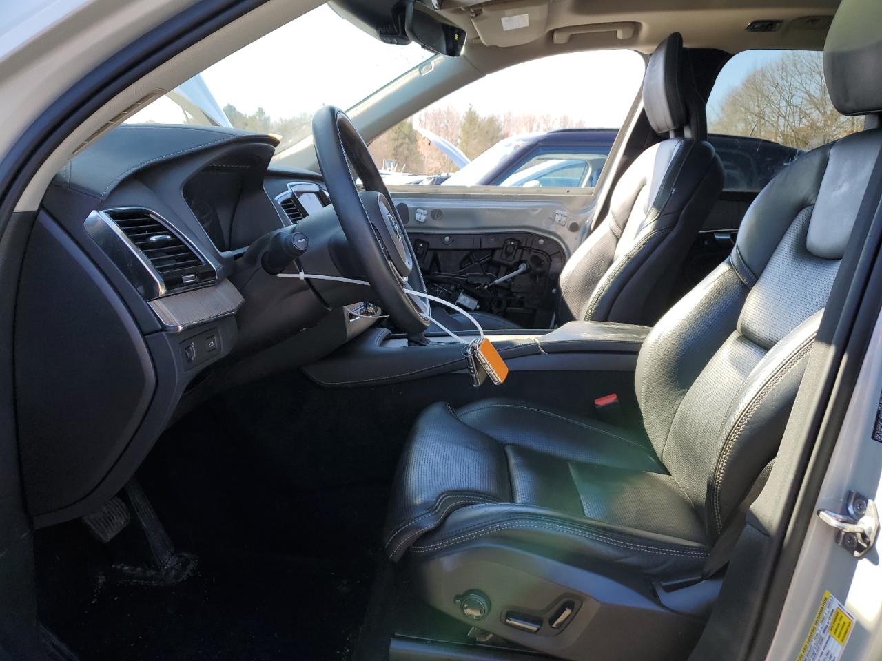 2021 Volvo XC90 VIN YV4A22PL9M1721926 Copart auction photo, front end / side damage thumbnail 7