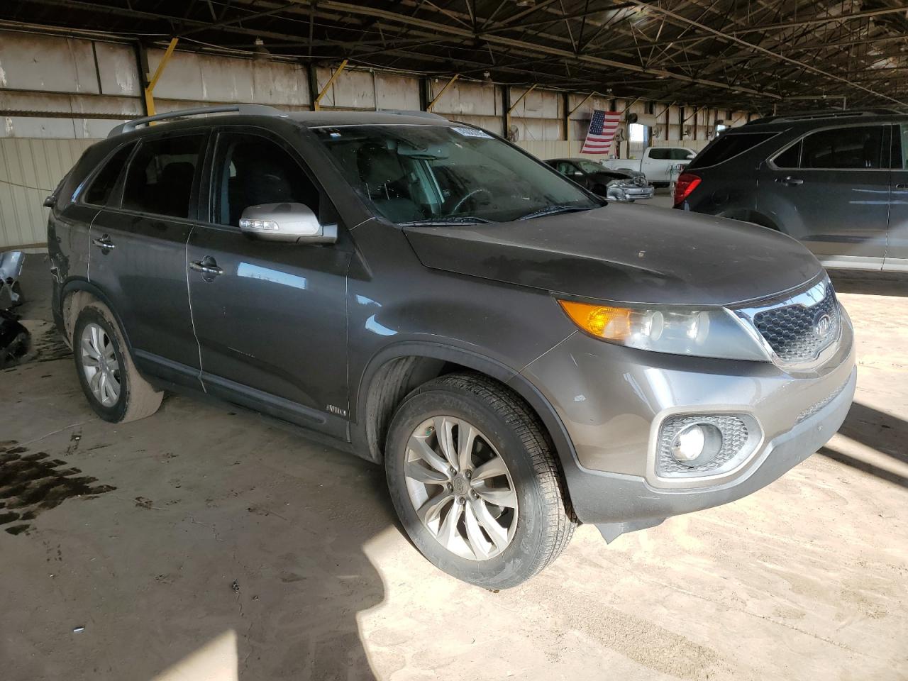 2011 KIA Sorento VIN 5XYKTDA20BG168323 Copart auction photo, rear end / side damage thumbnail 4