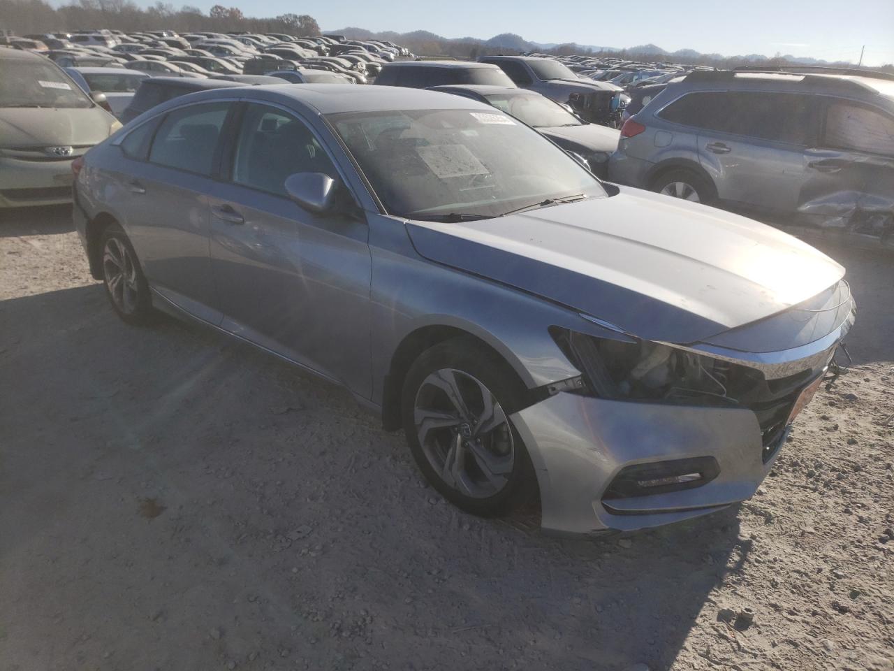 2018 Honda Accord VIN 1HGCV1F57JA131835 Copart auction photo, front end / rear end damage thumbnail 4