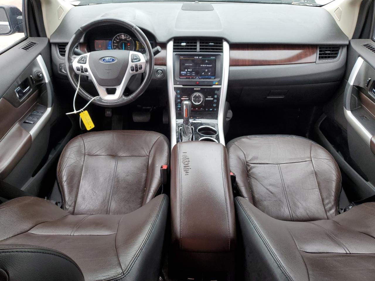 2013 Ford Edge VIN 2FMDK3K9XDBA09829 Copart auction photo, front end damage thumbnail 8