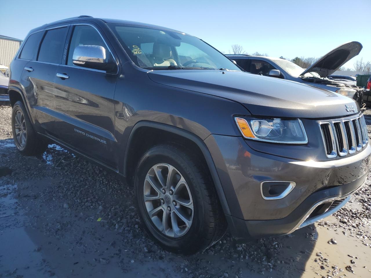 2014 Jeep Grand Cherokee VIN 1C4RJFBG6EC579504 Copart auction photo, side / rear end damage thumbnail 4