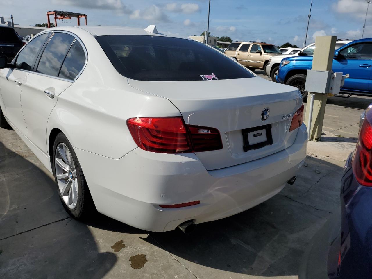 2015 BMW 5er VIN WBA5B1C5XFD921007 Copart auction photo, water/flood damage thumbnail 6