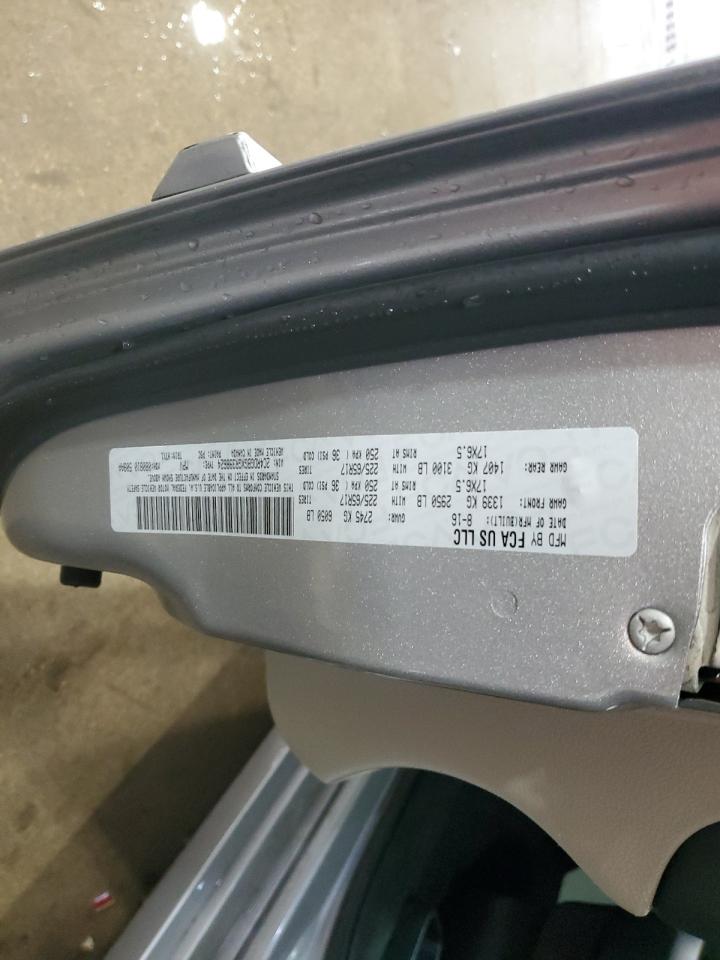 2016 Dodge Caravan VIN 2C4RDGBGXGR398624 Copart auction photo, all over damage thumbnail 15