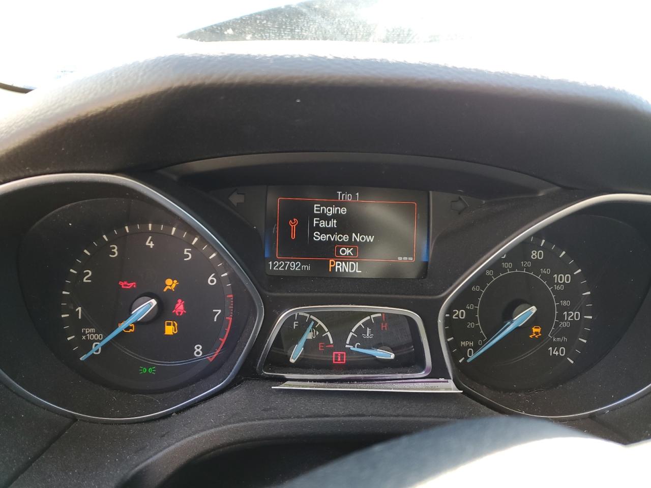 2017 Ford Focus VIN 1FADP3E27HL270061 Copart auction photo, mechanical / front end damage thumbnail 9