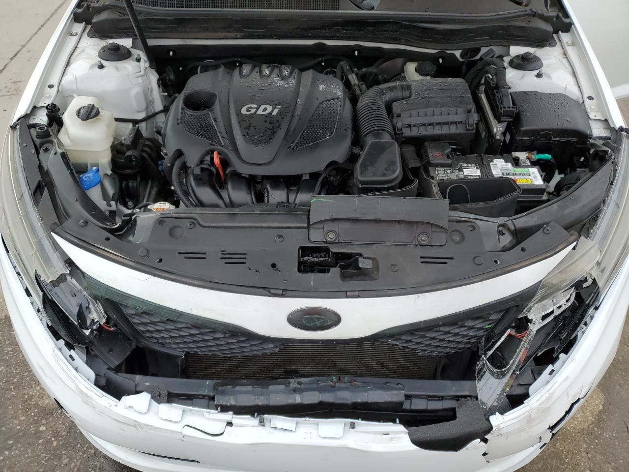 2015 KIA Optima VIN 5XXGN4A73FG433628 Copart auction photo, front end damage thumbnail 11