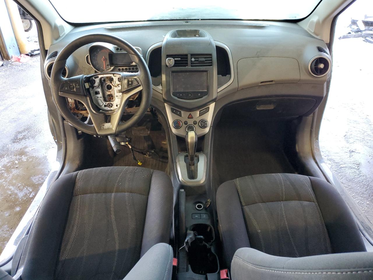 2015 Chevrolet Sonic VIN 1G1JC5SH5F4181988 Copart auction photo, vandalism / stripped damage thumbnail 8
