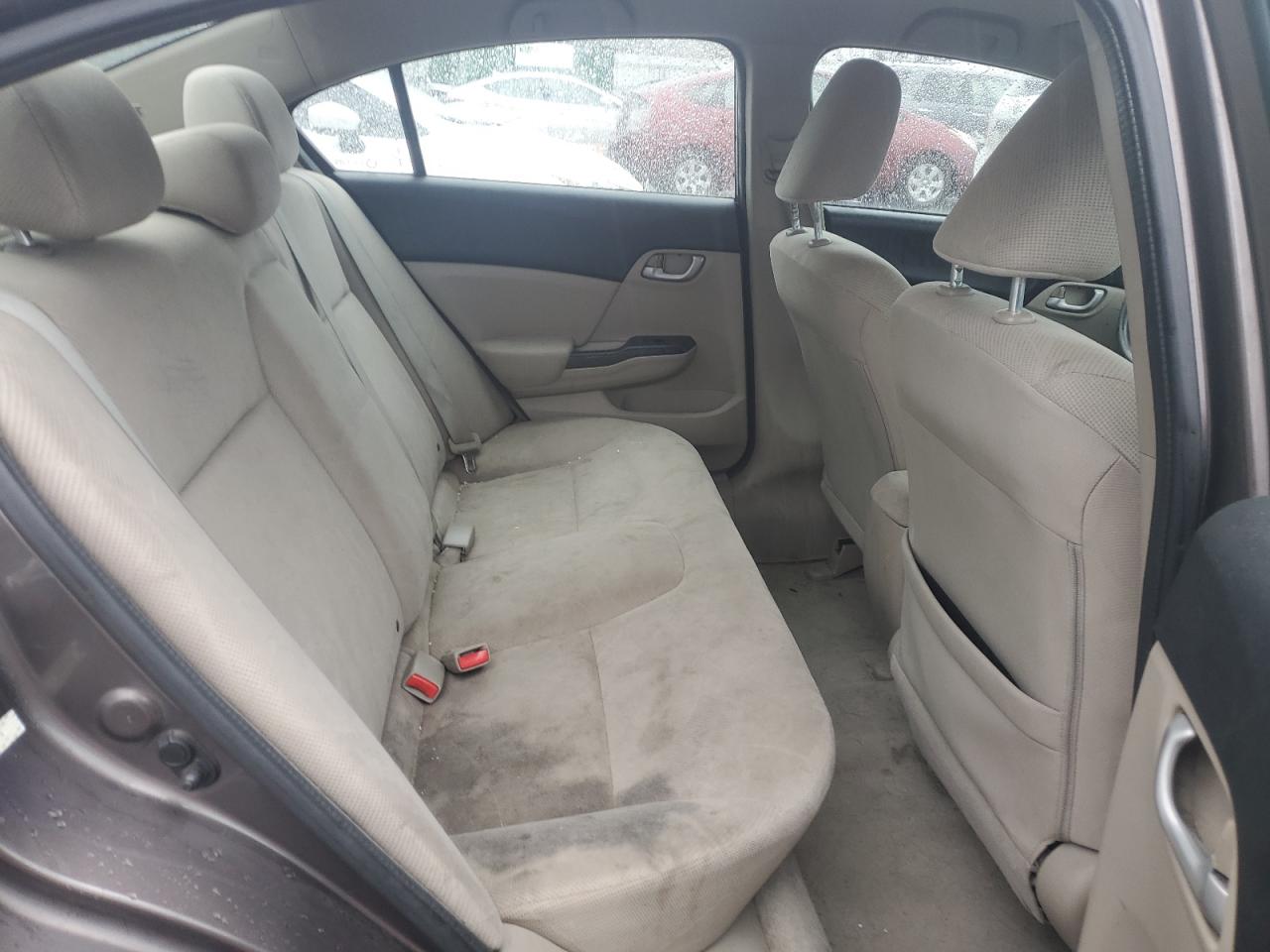 2012 Honda Civic VIN 2HGFB2F50CH564736 Copart auction photo, rear end damage thumbnail 10