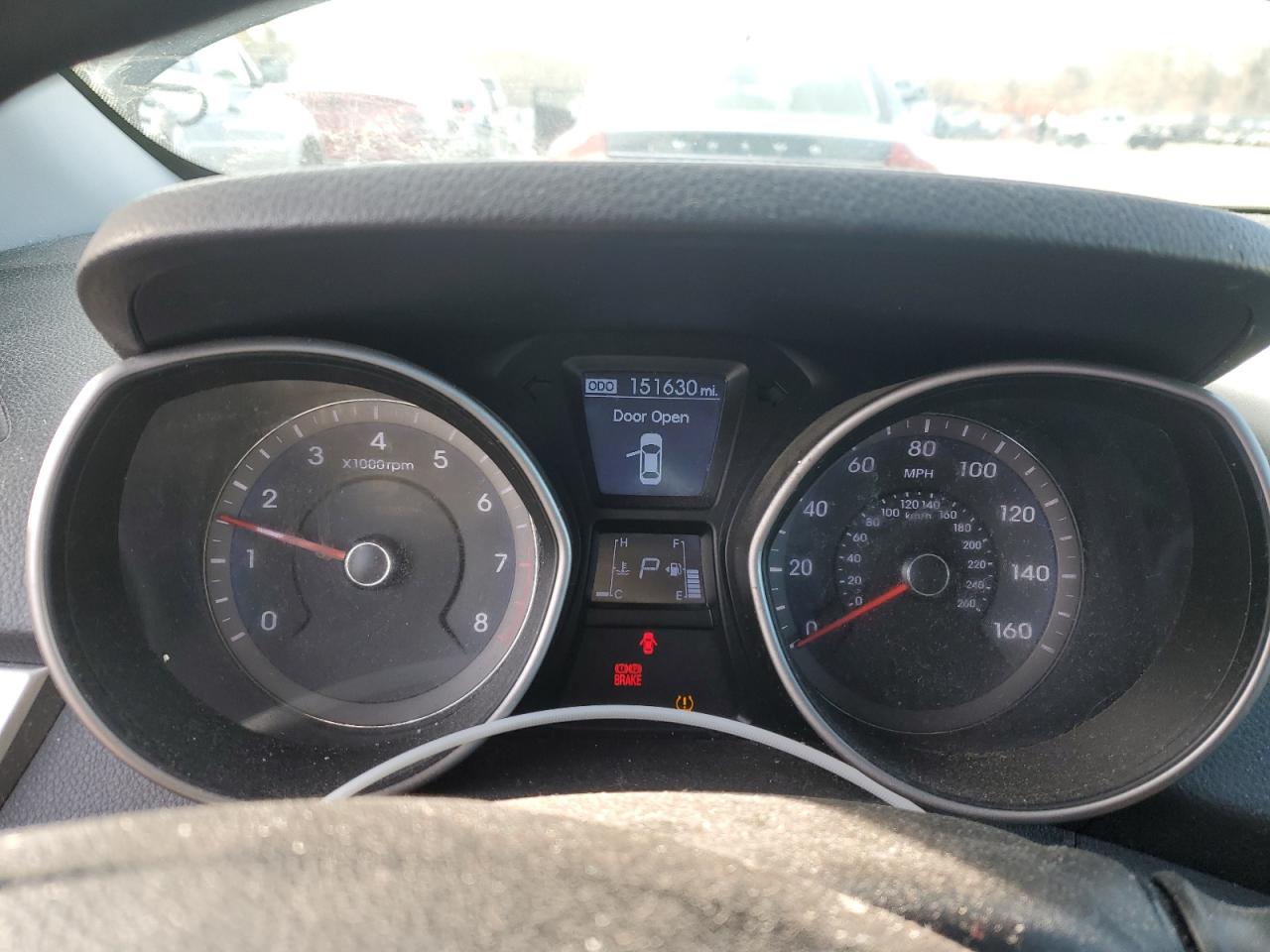 2013 Hyundai Elantra VIN KMHD35LE3DU043772 Copart auction photo, front end damage thumbnail 9