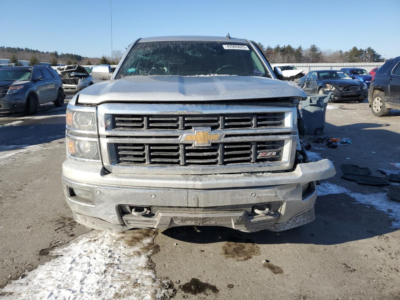 2014 Chevrolet Silverado VIN 1GCVKSEC6EZ127305 Copart auction photo, all over damage thumbnail 5