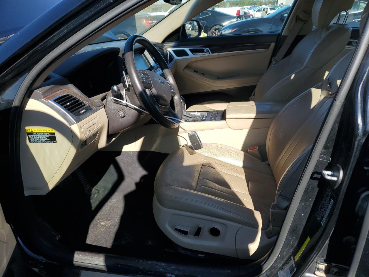 2017 Genesis G80 VIN KMHGN4JE9HU194786 Copart auction photo, front end damage thumbnail 7