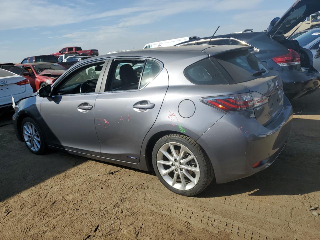 2012 Lexus CT VIN JTHKD5BH9C2109965 Copart auction photo, front end damage thumbnail 2