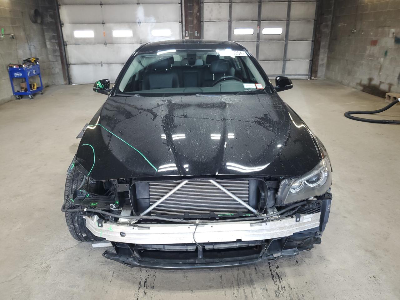 2014 BMW 5er VIN WBA5A7C53ED615724 Copart auction photo, front end / side damage thumbnail 5
