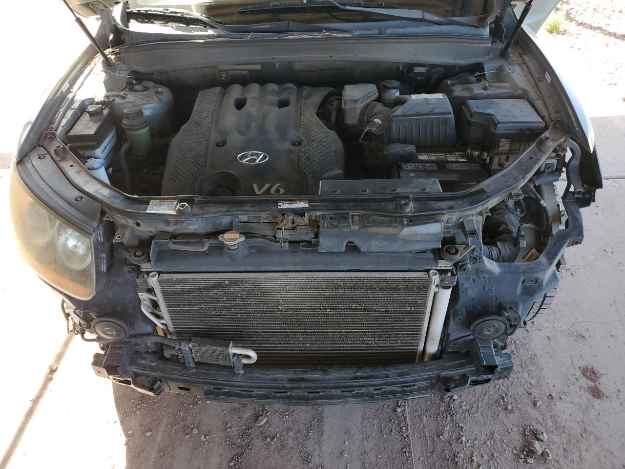2008 Hyundai Santa Fe VIN 5NMSG13D28H170767 Copart auction photo, front end damage thumbnail 12
