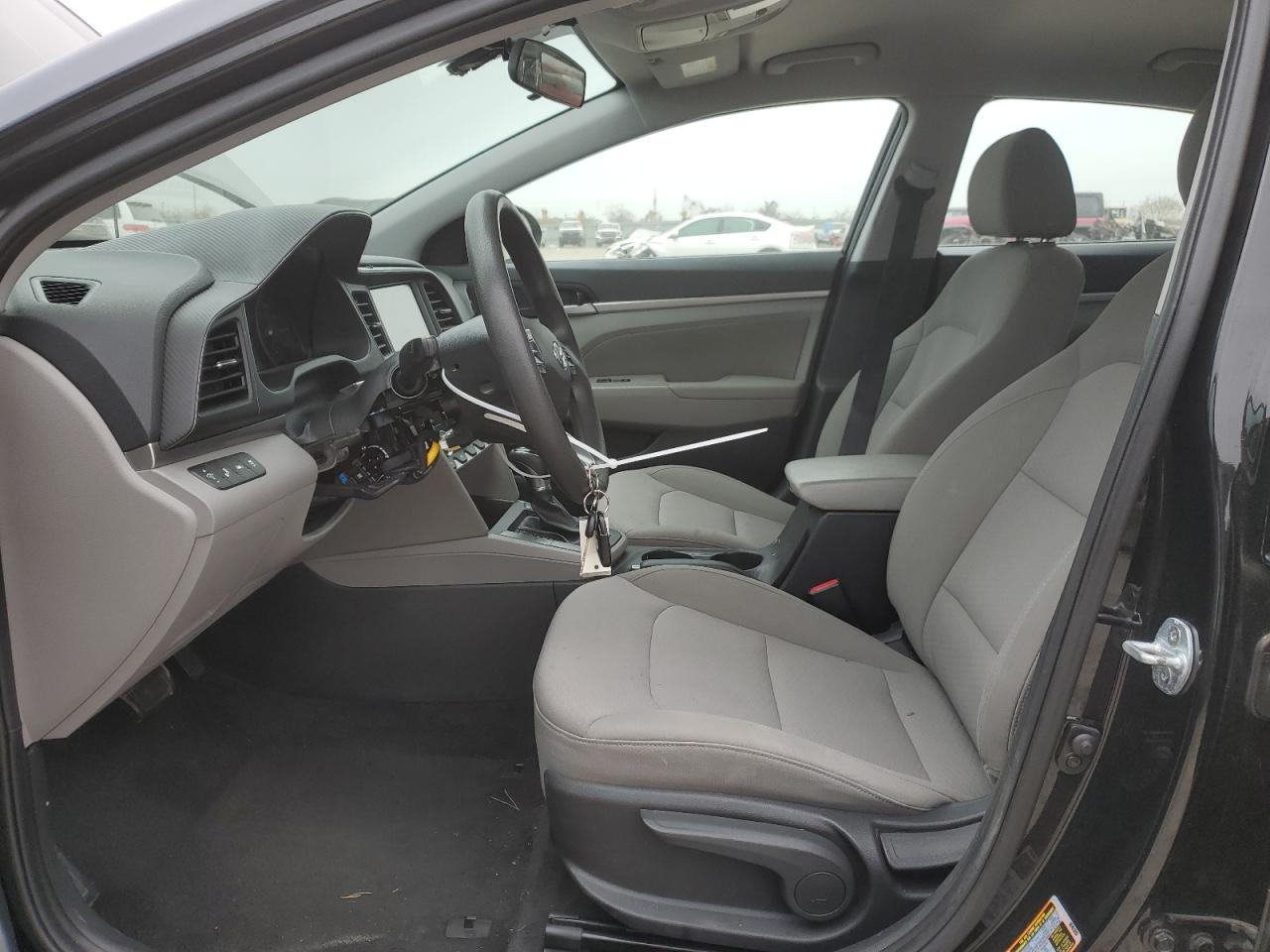 2020 Hyundai Elantra VIN 5NPD84LF7LH629814 Copart auction photo, vandalism damage thumbnail 7