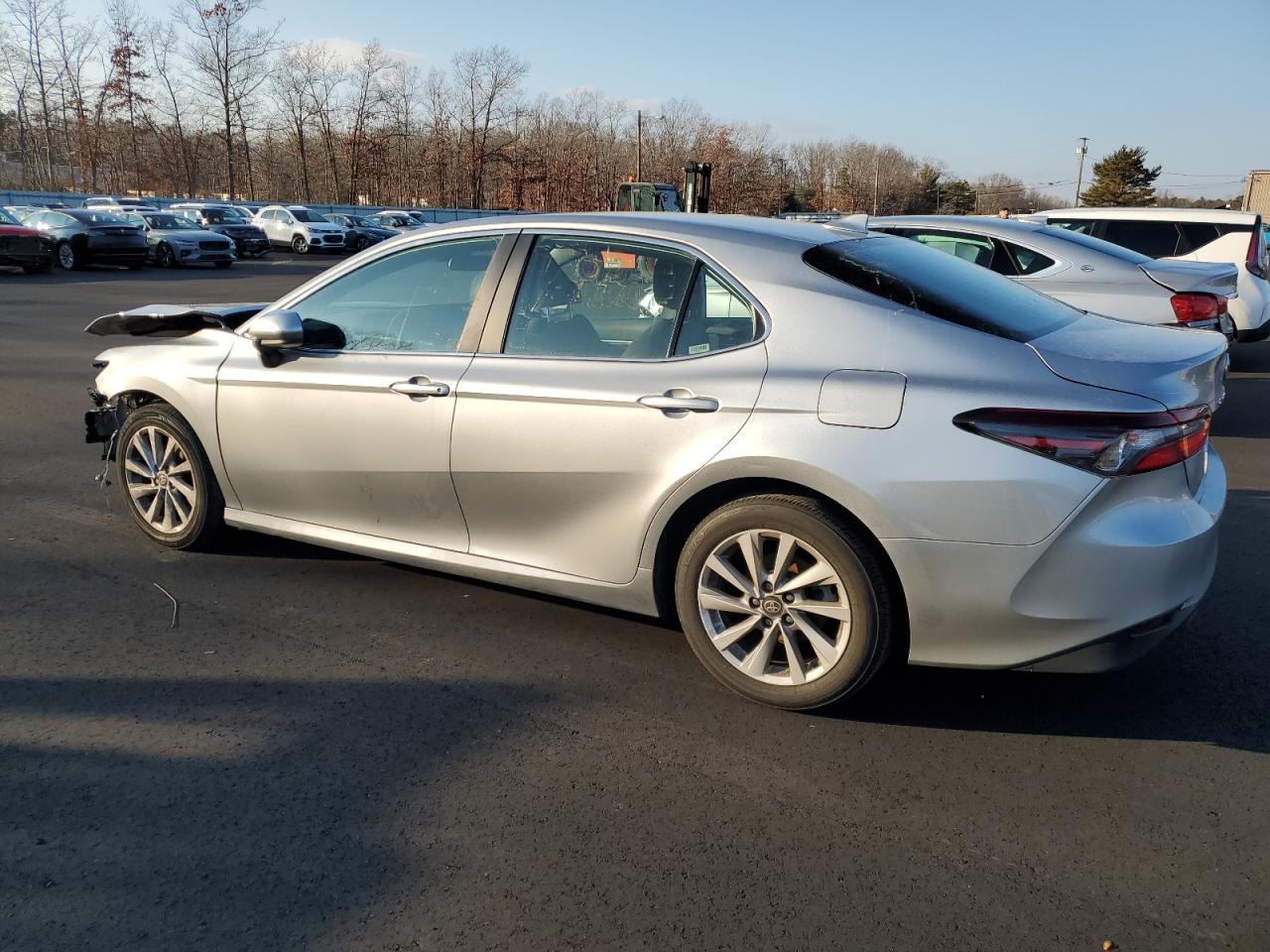 2021 Toyota Camry VIN 4T1C11AK2MU574528 Copart auction photo, front end damage thumbnail 2