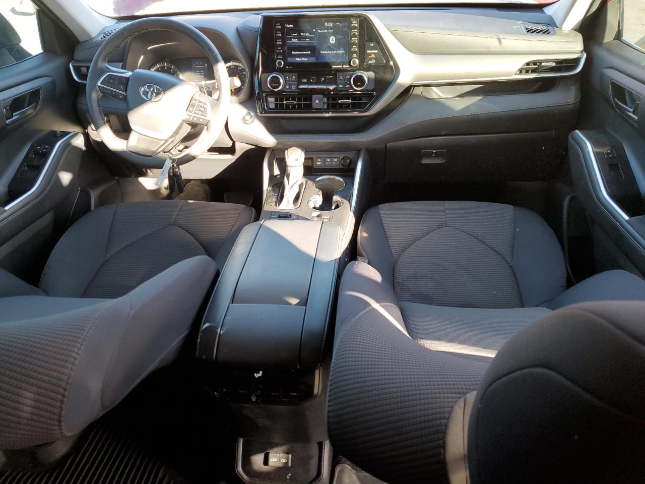 2022 Toyota Highlander VIN 5TDBZRBH6NS178828 Copart auction photo, front end / side damage thumbnail 8