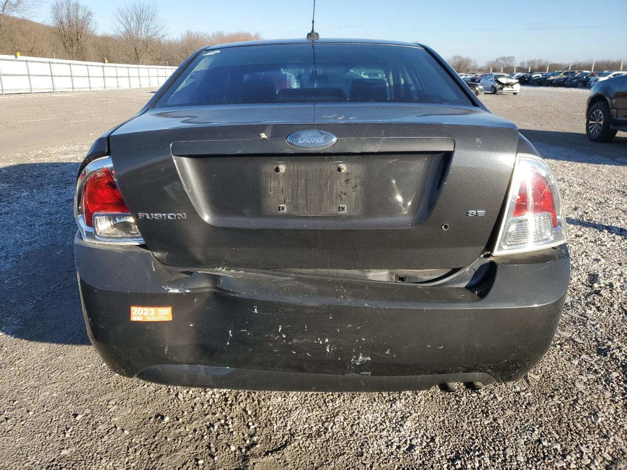 2007 Ford Fusion VIN 3FAHP07Z97R209658 Copart auction photo, rear end damage thumbnail 6