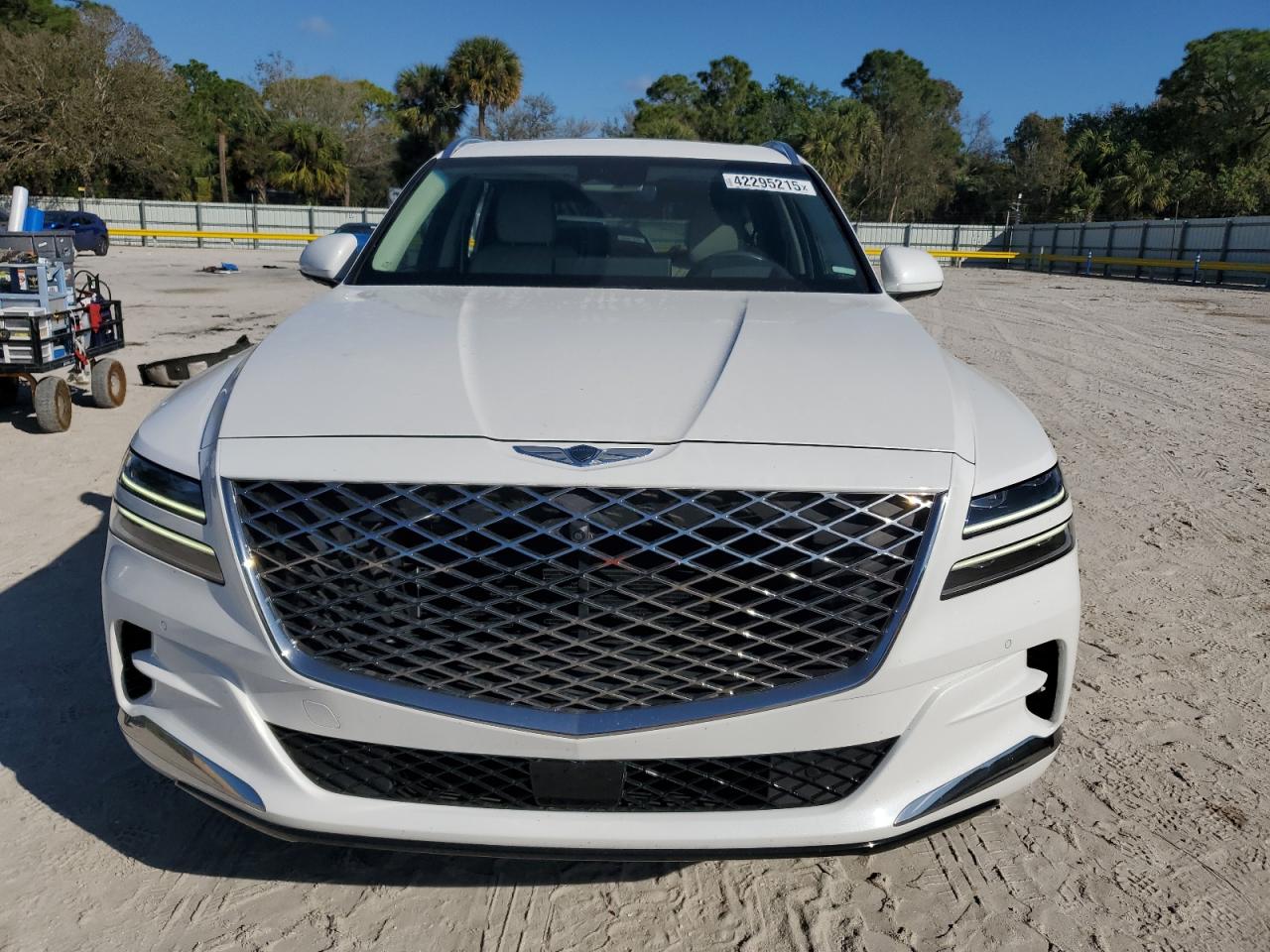 2022 Genesis Gv80 VIN KMUHCESC6NU084580 Copart auction photo, rear end damage thumbnail 5