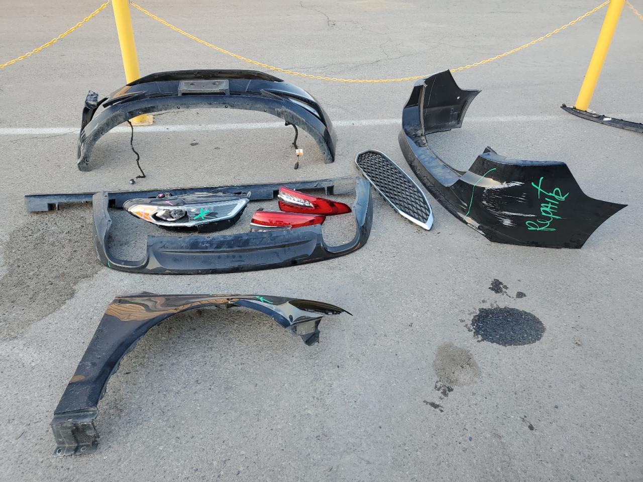 2017 Ford Fusion VIN 3FA6P0VP2HR299780 Copart auction photo, front end / rear end damage thumbnail 12