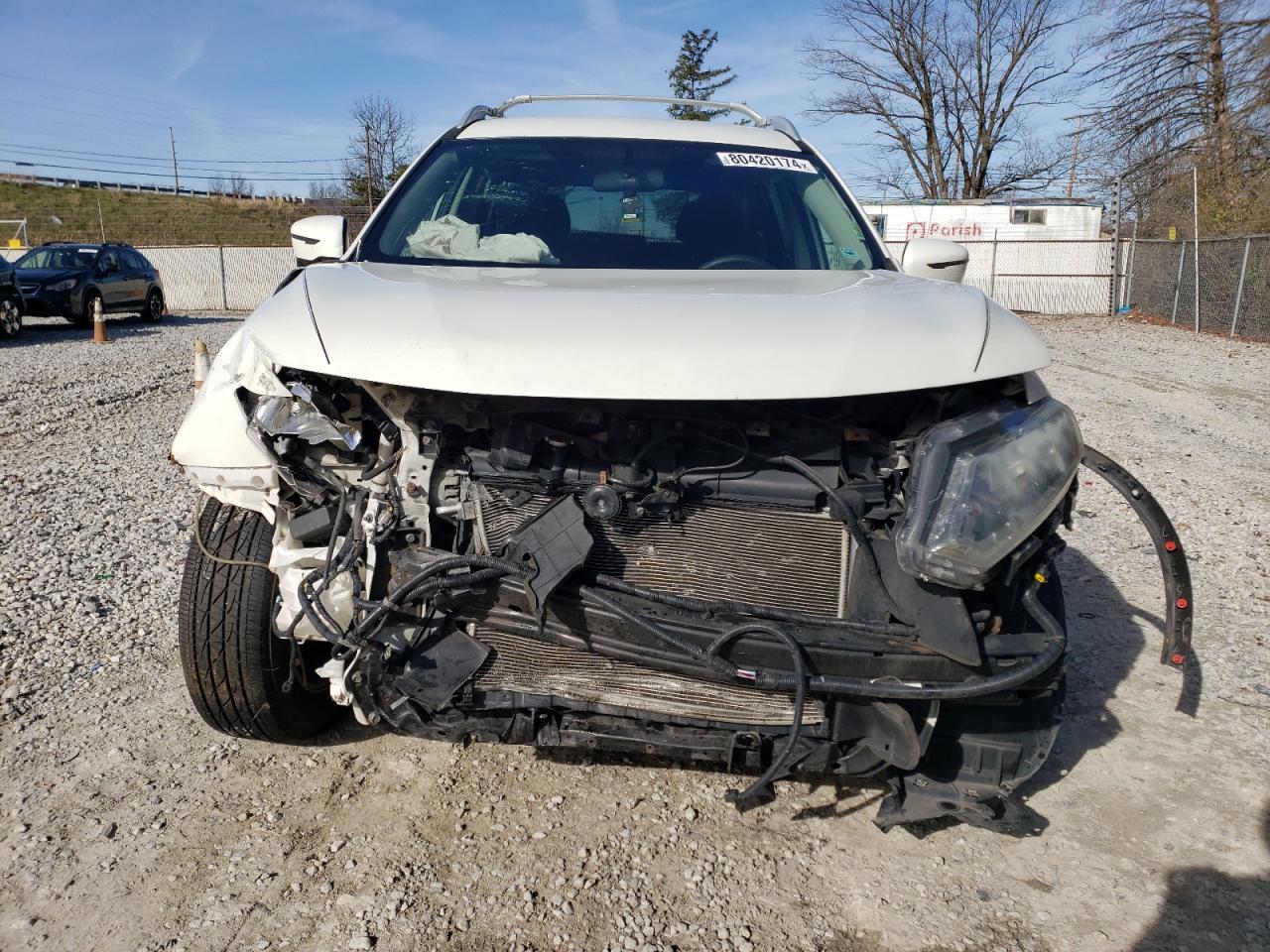 2016 Nissan Rogue VIN 5N1AT2MV0GC815834 Copart auction photo, front end / rear end damage thumbnail 5