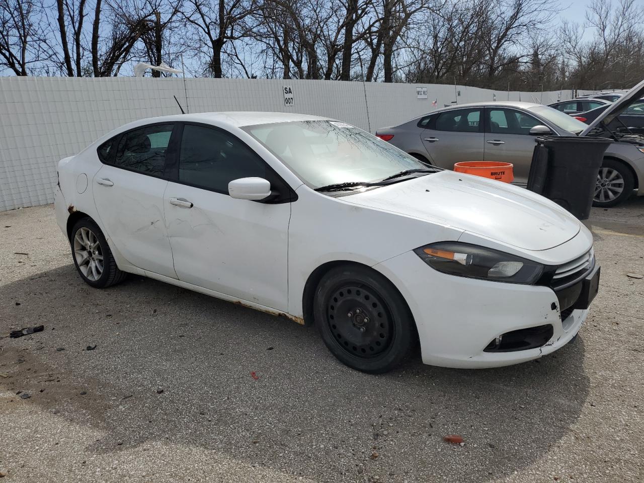 2013 Dodge Dart VIN 1C3CDFBH3DD135628 Copart auction photo, side / all over damage thumbnail 4
