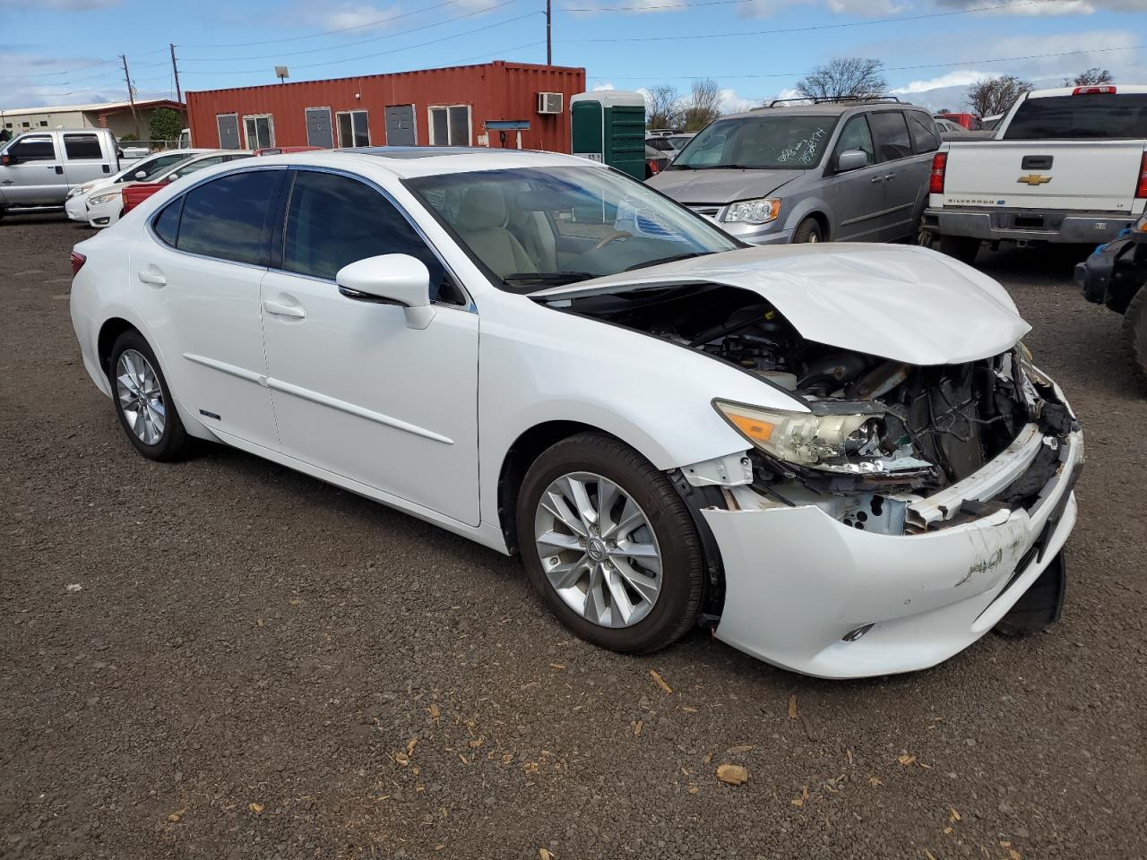 2014 Lexus ES VIN JTHBW1GG9E2052558 Copart auction photo, front end / mechanical damage thumbnail 4