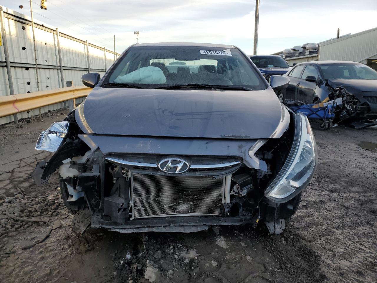 2015 Hyundai Accent VIN KMHCT4AE4FU800741 Copart auction photo, front end damage thumbnail 5