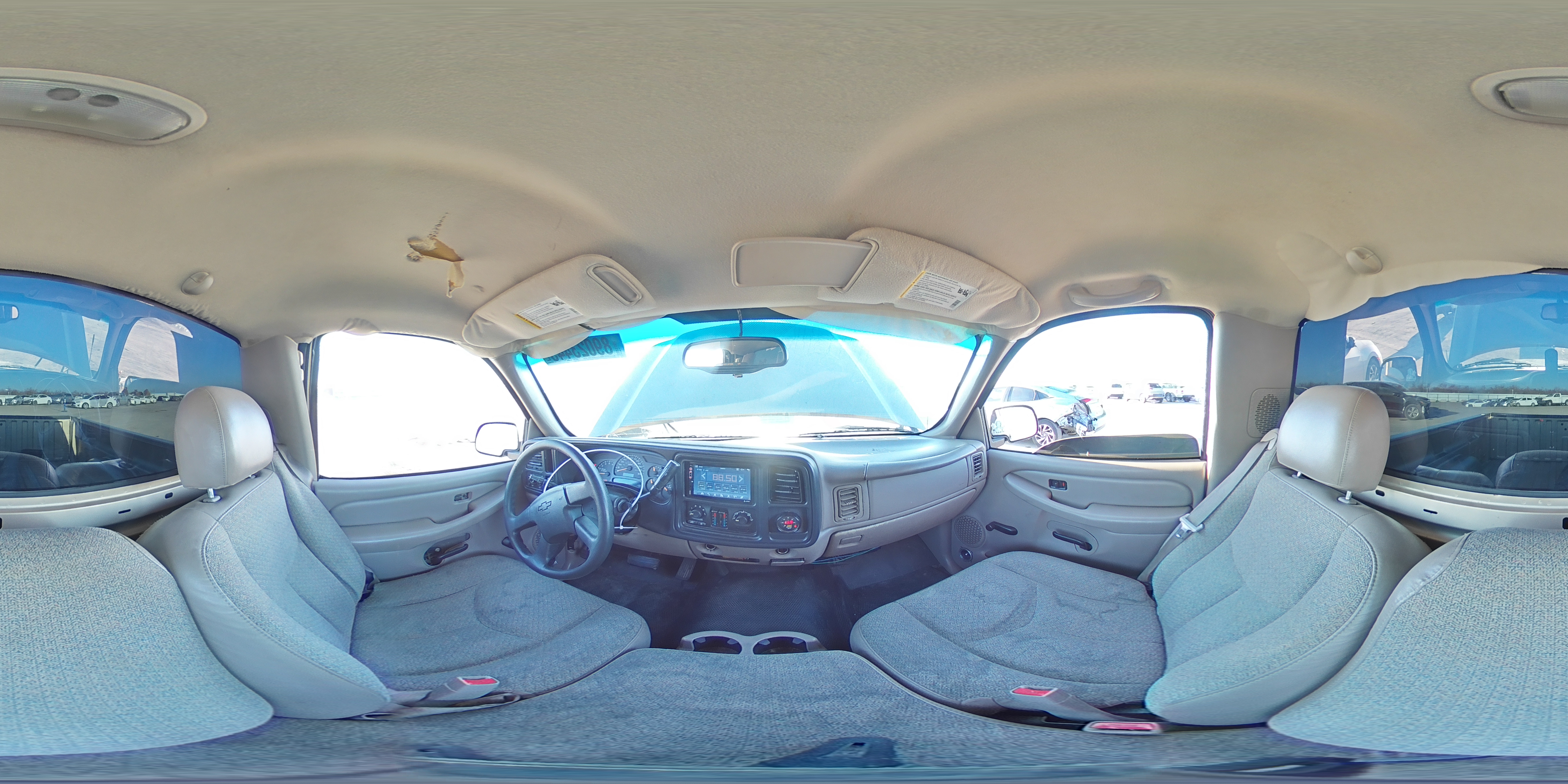 2004 Chevrolet Silverado VIN 1GCEC14V54Z195149 Copart auction photo, side damage thumbnail 13