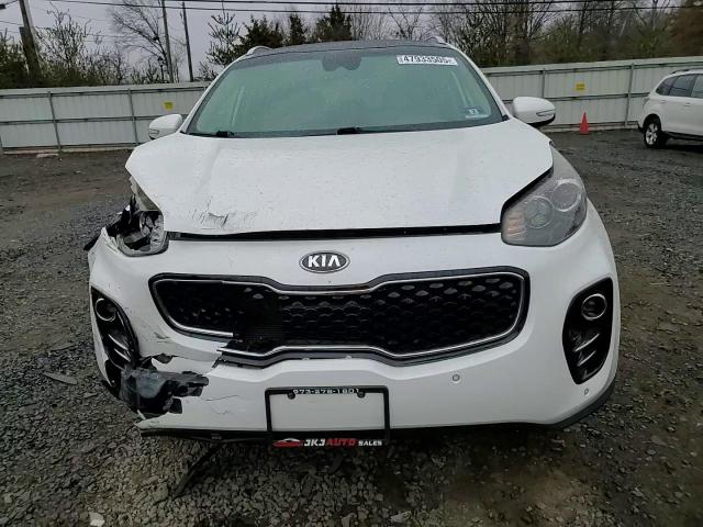 2017 KIA Sportage VIN KNDPNCAC5H7255370 Copart auction photo, front end / side damage thumbnail 12