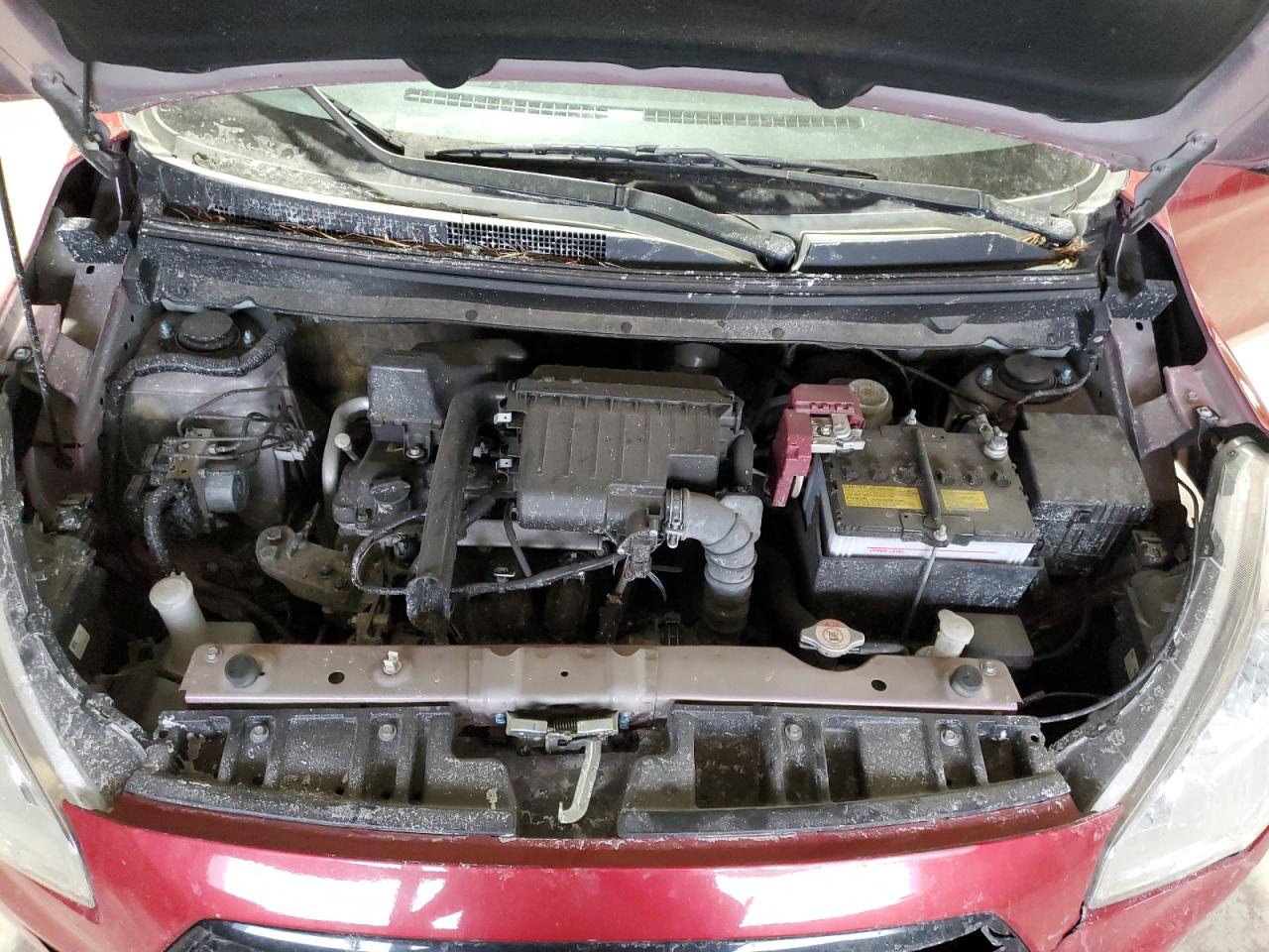 2020 Mitsubishi Mirage VIN ML32F3FJ4LHF12087 Copart auction photo, front end / all over damage thumbnail 11