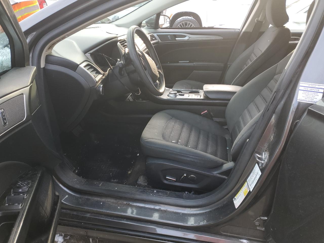 2017 Ford Fusion VIN 3FA6P0HD7HR392537 Copart auction photo, frame damage / side damage thumbnail 7