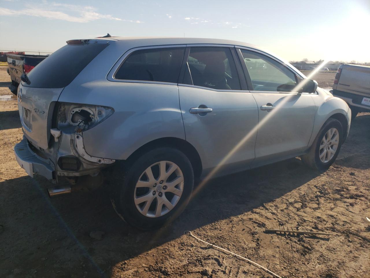 2008 Mazda CX-7 VIN JM3ER293080191703 Copart auction photo, side / rear end damage thumbnail 3