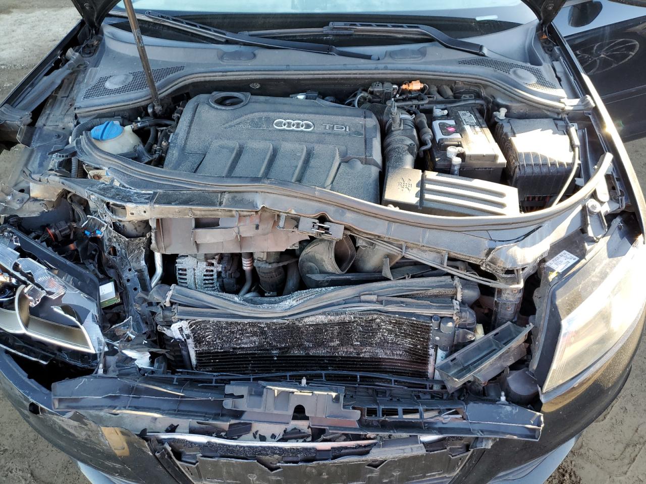 2012 Audi A3 VIN WAUKJAFM5CA143785 Copart auction photo, front end damage thumbnail 11