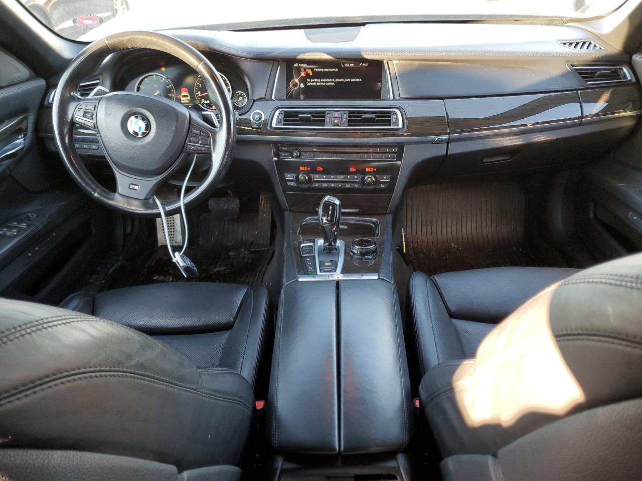 2015 BMW 7er VIN WBAYF8C59FD654713 Copart auction photo, front end damage thumbnail 8