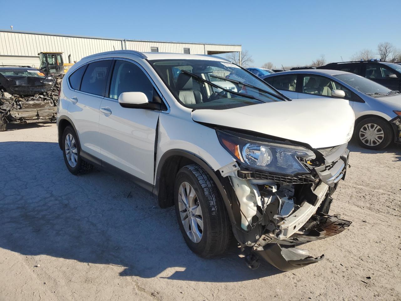 2014 Honda CR-V VIN 5J6RM4H75EL054334 Copart auction photo, front end / rear end damage thumbnail 4