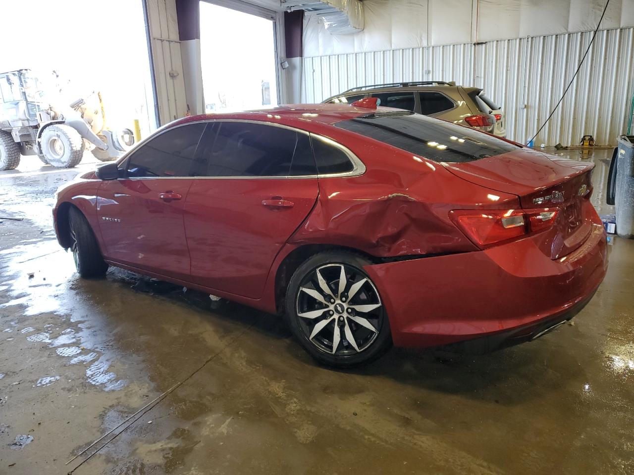 2016 Chevrolet Malibu VIN 1G1ZF5SX2GF216722 Copart auction photo, rear end / side damage thumbnail 2