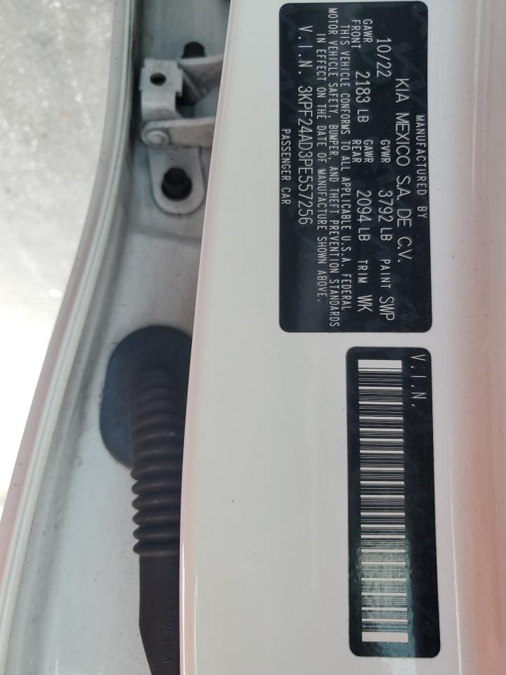 2023 KIA Forte VIN 3KPF24AD3PE557256 Copart auction photo, rear end damage thumbnail 12